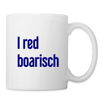 I red boarisch - Mug - white - Right