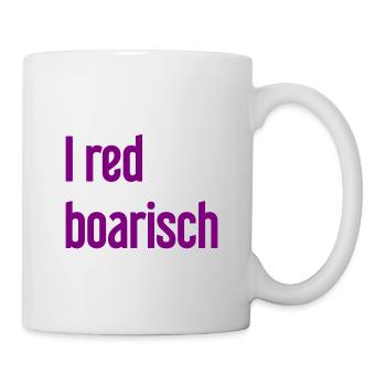 I red boarisch - Mug - white - Right