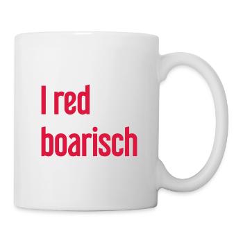 I red boarisch - Mug - white - Right