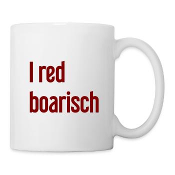 I red boarisch - Mug - white - Right