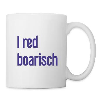 I red boarisch - Mug - white - Right