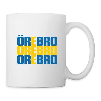Örebro Schweden Fahne - Tasse - Weiß - Rechts