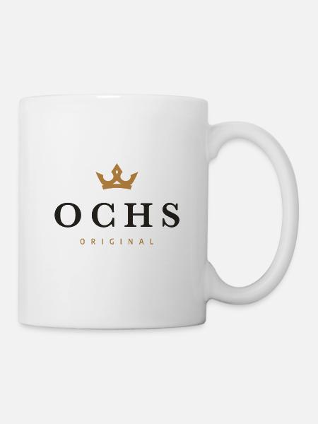 Ochs Original Familienlogo - Tasse - Weiß