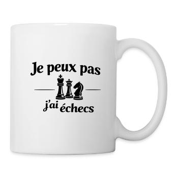 I Can't, I Have Chess – Humor, Strategy & Play - Mug - white - Right