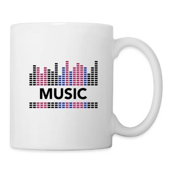 Retro Music and Chill - Mug - white - Right