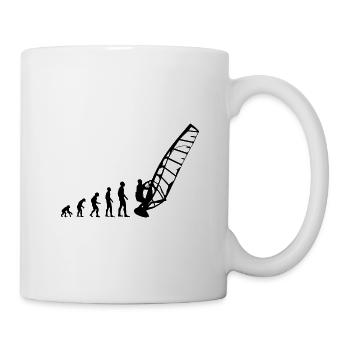 Windsurfer Surfen Windsurfen Windsurfing Evolution - Tasse - Weiß - Rechts