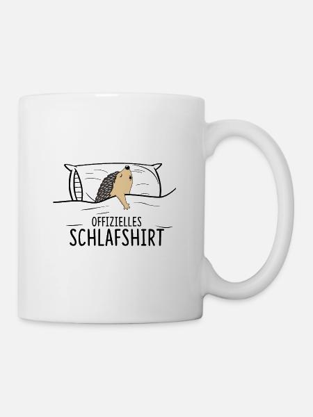 Offizielles SchlafIgel - Tasse - Weiß