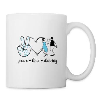 Peace Love Dancing - Mug - white - Right