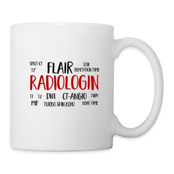 radiologin wolke - Tasse - Weiß - Rechts
