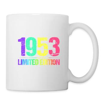 1953 Limited Edition Jahrgang 53er Retro Jahrgang - Tasse - Weiß - Rechts