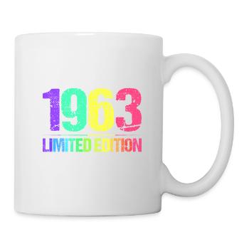 1963 Limited Edition Jahrgang 63er Retro Jahrgang - Tasse - Weiß - Rechts
