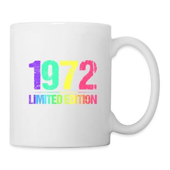 1972 Limited Edition Jahrgang 72er Retro Jahrgang - Tasse - Weiß - Rechts