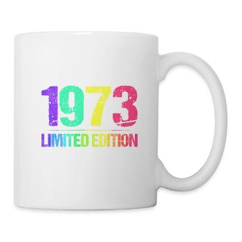 1973 Limited Edition Jahrgang 73er Retro Jahrgang - Tasse - Weiß - Rechts
