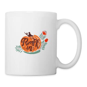 meap pumpkin - Mug - white - Right
