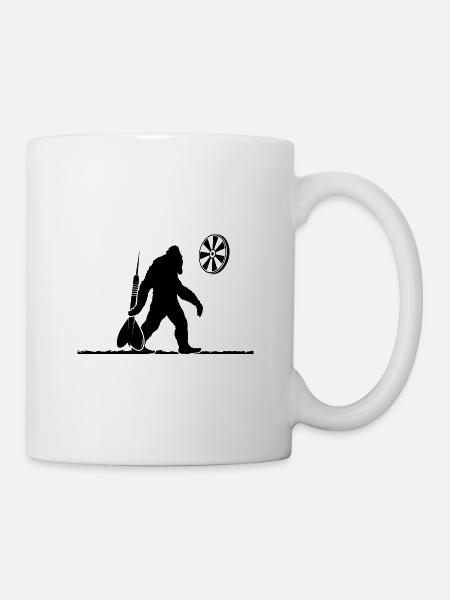 Joueur de fléchettes Fléchettes Darts - Mug blanc - blanc