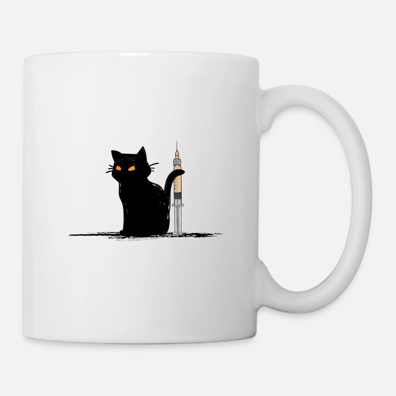 Krankenschwester-Katze Medizin nurse Pflededienst - Tasse - Weiß