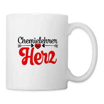 Chemielehrer Abschiedsgeschenk zum Abschied - Tasse - Weiß - Rechts