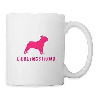 Darling Dog Pug Animal Love Wauwau Woof Love Fan - Mug - white - Right