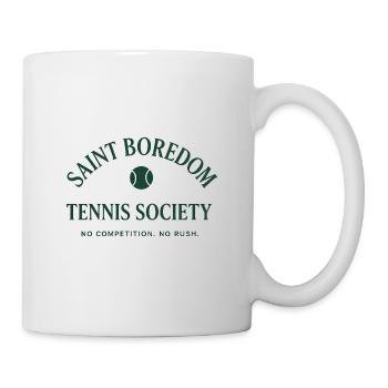 Saint Boredom - Tennis Society - Tasse - Weiß - Rechts