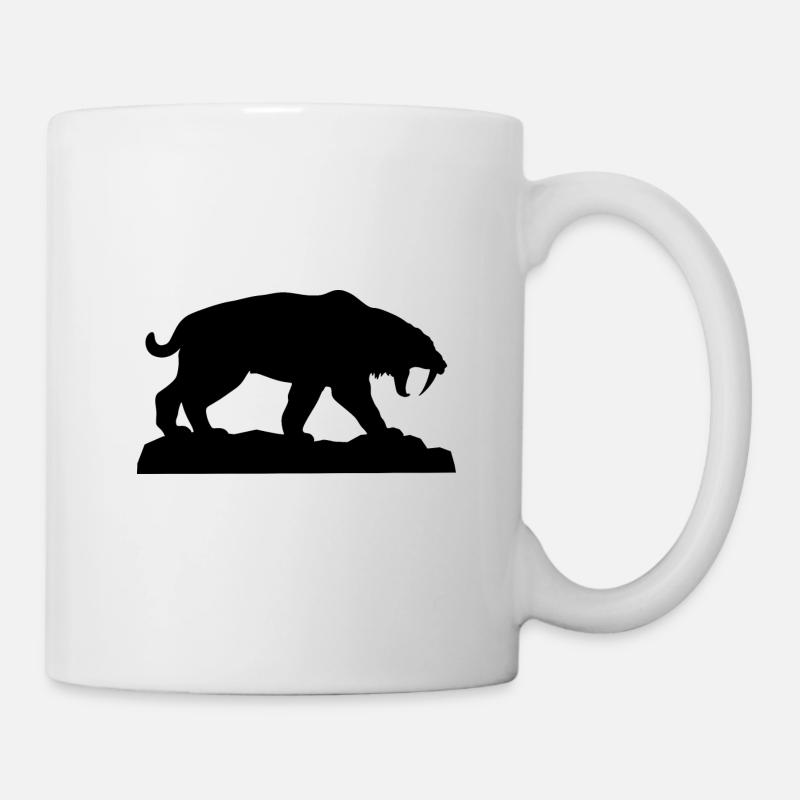 dent de sabre - Mug blanc - blanc