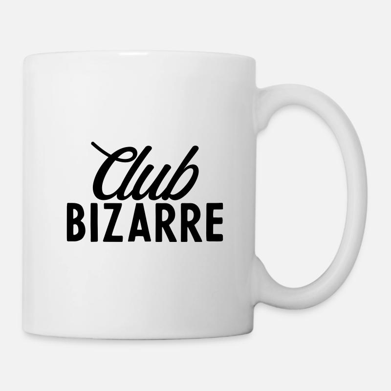 Club Bizarre Typography - Mug - white