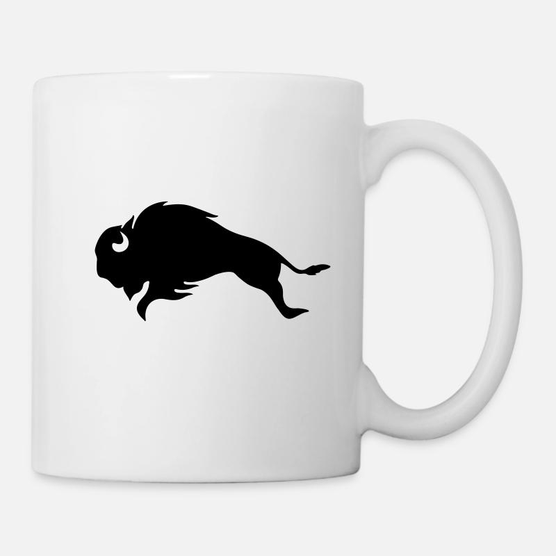 BLACK BISON BULL - Tasse - Weiß