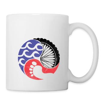 3athlon Swim Bike Run - Premium Design - Mug - white - Right