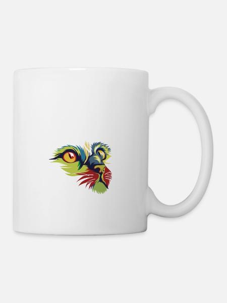 Rainbow Cat - Design Premium - Mug blanc - blanc