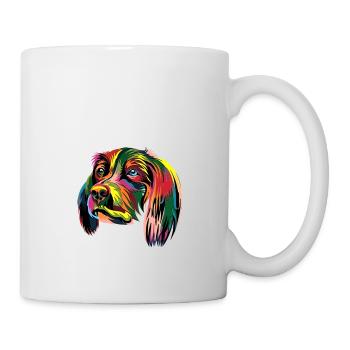 Rainbow Dog - Premium Design - Mug - white - Right