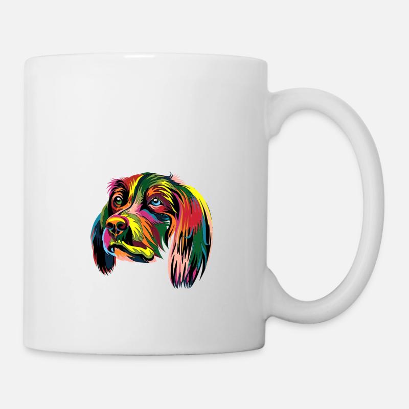 Rainbow Dog - Design Premium - Mug blanc - blanc