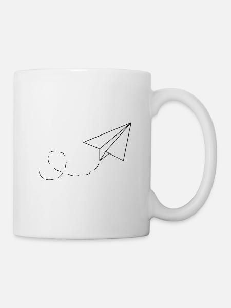 PAPIERFLIEGER - Tasse - Weiß