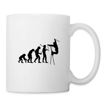 Evolution Ski T-Shirt - Tasse - Weiß - Rechts