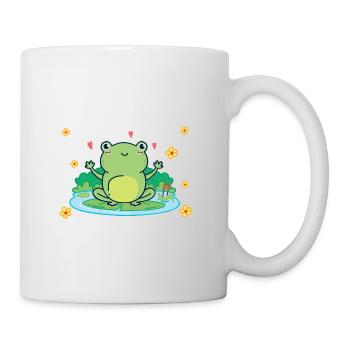 grenouille - Mug blanc - blanc - Droite