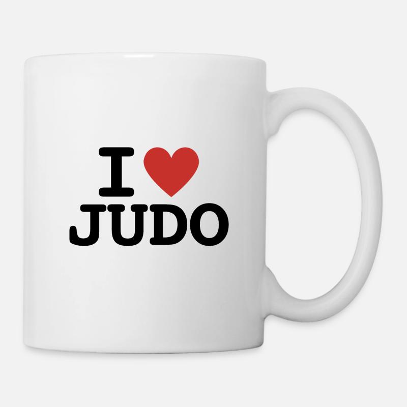 I LOVE JUDO - Mug blanc - blanc