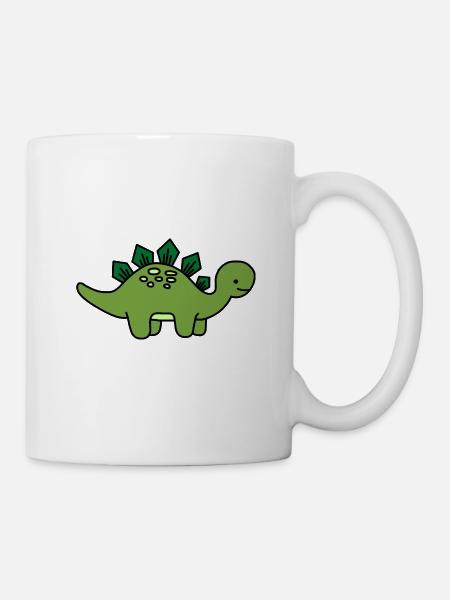 Dino Kind Stegosaurus - Tasse - Weiß