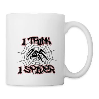 Ich glaub ich spinne - I think I spider - Tasse - Weiß - Rechts