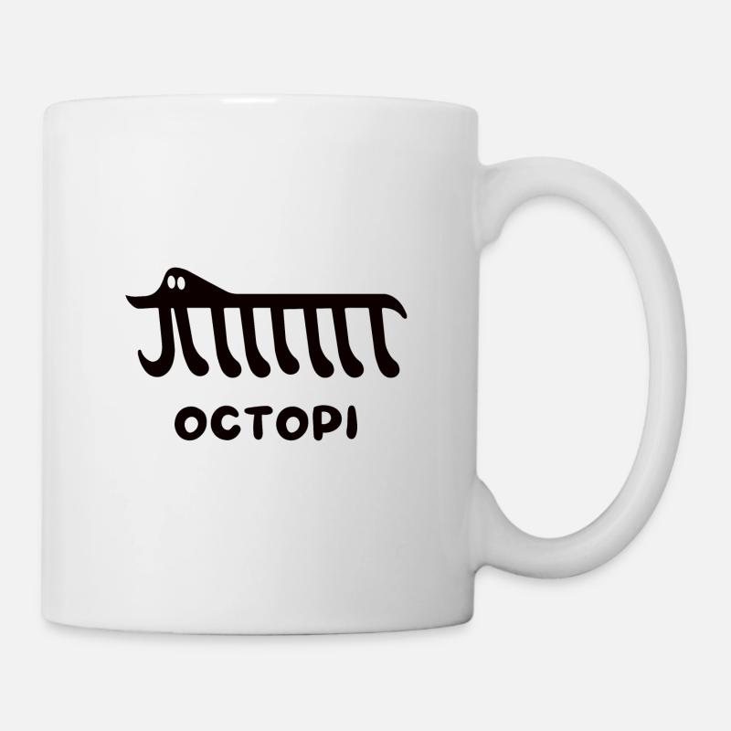 Mathematik Pi - Octopi - Tasse - Weiß