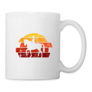 Dressage Dressage Rider Riding Horse - Mug - white - Right