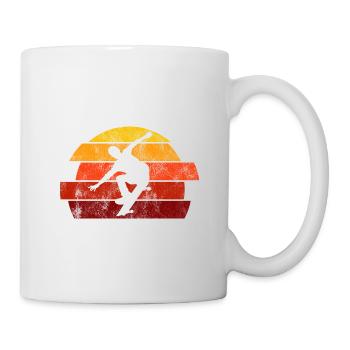 Skateboarder Skateboard Skater Skate Skateing - Mug blanc - blanc - Droite