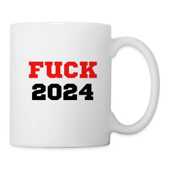 Scheiß 2024 - Tasse - Weiß - Rechts