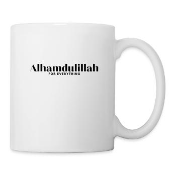 Alhamdoulillah pour tout /Islam/Musulman/Allah - Mug blanc - blanc - Droite