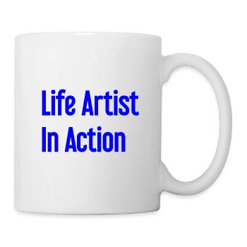 Artists of life in action - Mug - white - Right