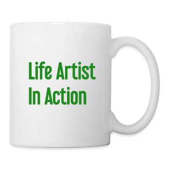 Artists of life in action - Mug - white - Right