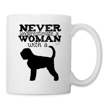 neverunderestimateblackru - Mug - white - Right