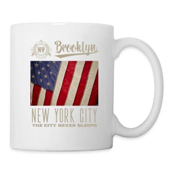 New York City · Brooklyn - Tasse - Weiß - Rechts