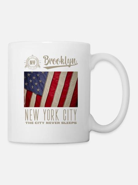 Ville de New York · Brooklyn - Mug blanc - blanc
