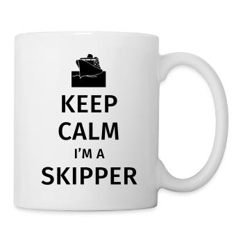 Keep Calm I'm a Skipper - Mug blanc - blanc - Droite
