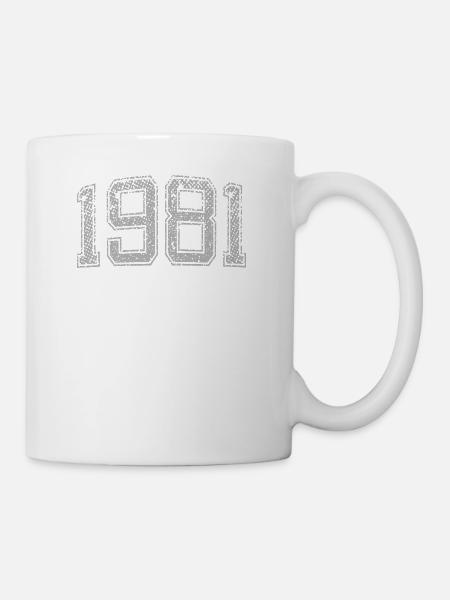 1981 vintage - Mug - white