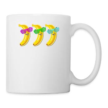 cool banana sunglasses summer party love Love - Mug - white - Right