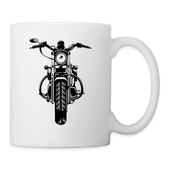 Chopper / motorcycle 07_black - Mug - white - Right